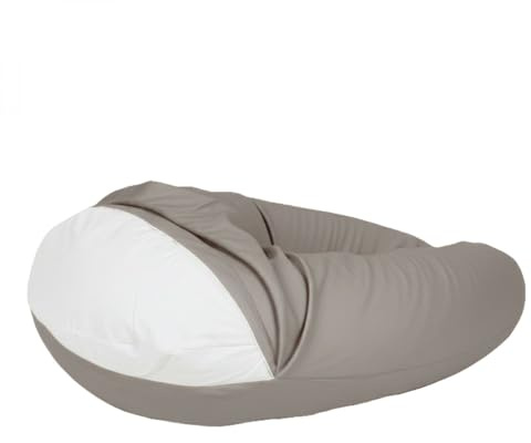 Monsieur Bébé - Housse pour Coussin de Grossesse, maternité et d'allaitement - 100% Coton - 170 cm - Plusieurs Coloris