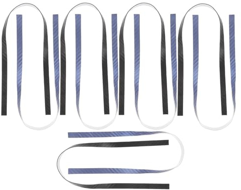 GLEAVI Nastro per Bordi Racchetta da Ping Pong 08 CM Set da 10 Pezzi Protezione Autoadesiva PU Resistente AI Raggi UV per Allenamenti e Partite Competitive