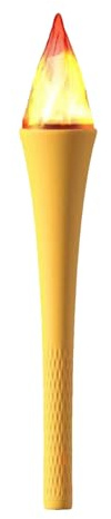 Antorcha Luminosa de – Stylish Sturdy Effortless Installation y Mano para, Linterna Cosplay, Escolar Medievales | Multipurpose Outdoor Indoor Utility Portable