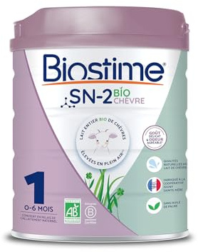 Biostime SN-2 Bio Lait infantile en poudre à base de lait de Chèvre 1er Âge de 0 à 6 Mois 800g