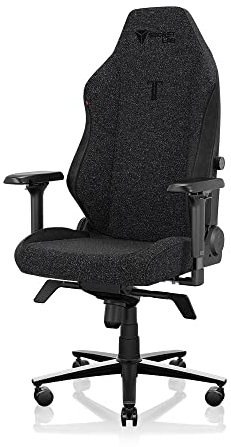 Secretlab Titan Evo Black3 Gaming-Stuhl - Verstellbarer, ergonomischer und komfortabler Computerstuhl mit 4D-Armlehnen, magnetischem Kopfkissen und 4-Wege-Lordosenstütze - Schwarz - Stoff