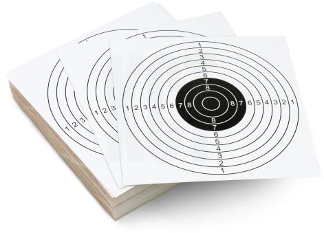 KCT 100 x 14cm Replacement Shooting Target Card 250gsm Practice Airsoft Air Gun Rifle