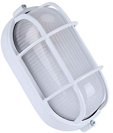 Lampe de Sauna, Lampe Anti-Vapeur Classique Anti-Haute Température Ovale/Ronde, étanche pour Salle de Sauna Hammam Salle de Massage à Domicile (Ovale)