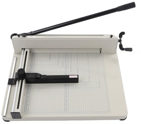 A3 Papierschneider, Stapelschneider Hebelschneide Präzisions-Schneidemaschine Schneiden Craft für Büro Schule und Zuhause Schwerlast manuell bedienbarer Desktop Papierschneider