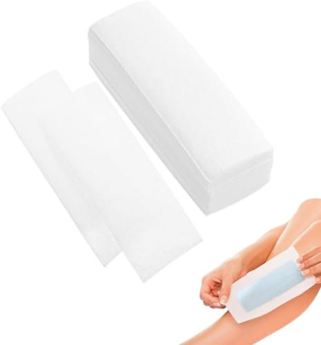 Wax-Paper-100 Full Body Wax Strips - Legs Hair Removal For Women, Wax Strips for Hairy body, skin-friendly tear-resistant polyester hair removal strips for any type of wax on legs, chest, back