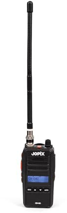 Stazione radio portatile CB JOPIX CB-80 AM/FM, ASQ, 40CH, 4W, 2600 mAh Li-Ion, nero
