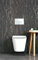 Wand WC Keramik Hänge WC Set Toilettemit abnehmbaren Deckel sitz mit Absenkautomatik Hängetoilette, D-Form, kompakte Design Toilette Gästebad (Weiß)