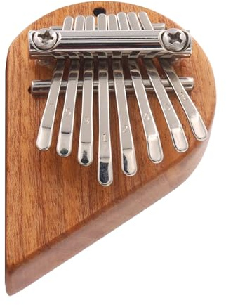 Mini piano à pouce en forme de cœur - Piano à pouce en taille de poche, petit pour adultes, cadeau musical portable pour et adultes, drôle et relaxant