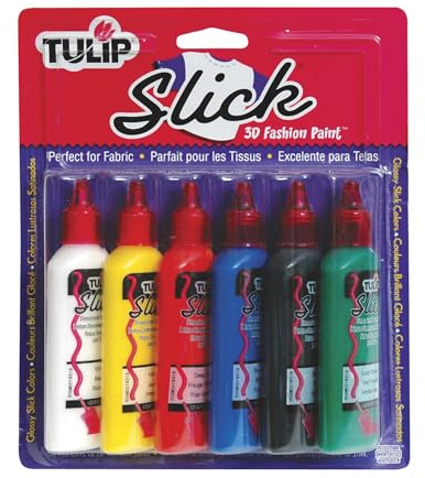 I Love To Create Tulip Dimensional Fabric Paints 1.25oz 6/Pkg-Slick
