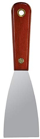 Warner 2 Flex Putty Knife, Stainless Steel Blade, Rosewood Series, 10753