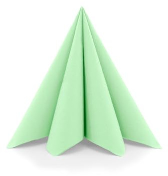 Sovie HOME Serviette in PISTAZIE aus Linclass Airlaid, 40 x 40cm, 1/4 Falz, 12 Stück, hochwertige stoffähnliche Einweg-Servietten für Dinner, Feier, Event