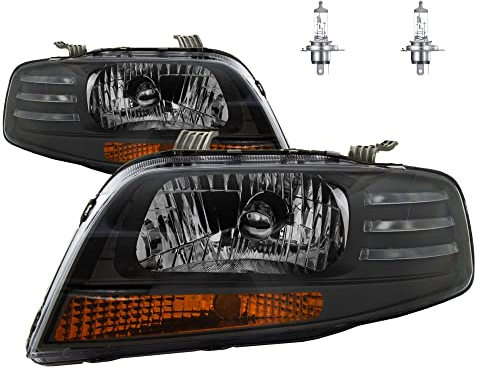 EISENFELS Bundle Set 69594597 Scheinwerfer rechts & links + Leuchtmittel H4 Classic kompatibel mit Aveo/Kalos Schrägheck T200