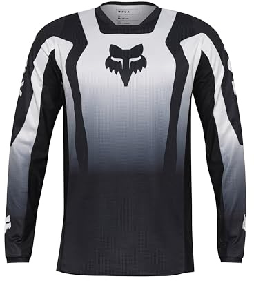 Fox Racing - 180 Lean Jersey - EXTD Sizes, Jersey's, Black/White, 3X