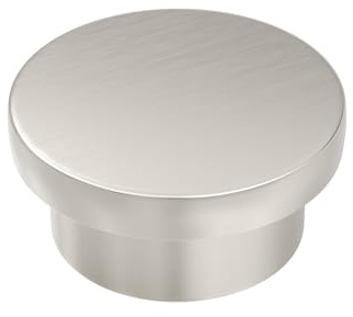 LONTAN 4 Cabinet Knobs Kitchen Cupboard Knobs Matte Nickel Drawer Pulls for Kitchen Wardrobe Zine Alloy