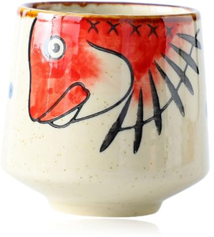 TOPPERFUN Taza De Japonesa Sin Asas Taza De Té De para Restaurante De Sushi y Uso Diario