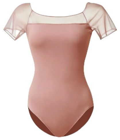 ROYAL SMEELA leotardo maillot danza ballet manga corta mujer leotardos body de baile bailarina adulto