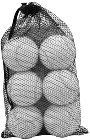 kowaku 6 Stück Tennisbälle, Wettkampf-Tennisbälle, Freizeit-Trainingsbälle, Tennisball Hund, Kindersporttraining Tennis für Tennisunterricht, Turniere, Anfänger Spaziergänge mit dem Hund, Weiß