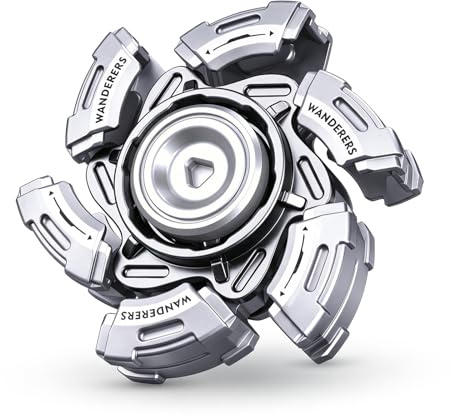Fidget Spinner aus Metall für Erwachsene – Klappmechanismus durch Drehung, Open-Armor-Design, Anti-Stress-Spielzeug für Angst & ADHS, EDC Fidget Toy, beliebt Auf Social Media, Trend-Geschenk
