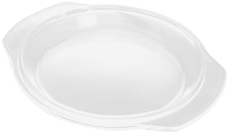 LIFKOME Couvercle Verre Résistant Chaleur Protection Anti-éclaboussures pour Micro-ondes Four et Cuiseur Vapeur Accessoire Cuisine Polyvalent pour Réchauffer et Servir