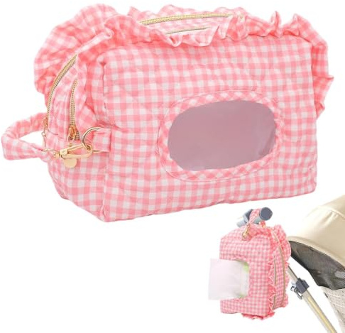 Porta-Toallitas De Bebé Bolsa Dispensadora Acolchada Portátil De Tela