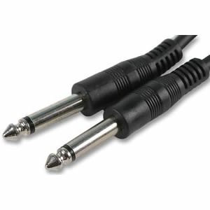 Cable-Core - Guitar Amp Cable 6.35mm To 1/4 Mono Jack Plug Lead 10m