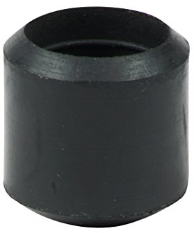 Black Rubber Furniture Feet Stoppers - Many Sizes & Quantities Available - Ideal for Tables & Chairs (25mm, Pack of 4) - by Lifeswonderful
