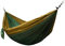 Kronenburg Ultraleichte Nylon Hängematte Fallschirmseide 275 x 140 cm, nur 595 Gramm, Traglast 300 kg inkl. 2 Karabiner und Seile - Olive/Grün - Farbwahl