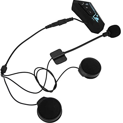 Hjälm Bluetooth-headset, BT22 Motorcykelhjälm Headset 820mAh Batteri Autosvar Brusreducering Stöder Intercom-anslutning Hjälm Sporthörlurar