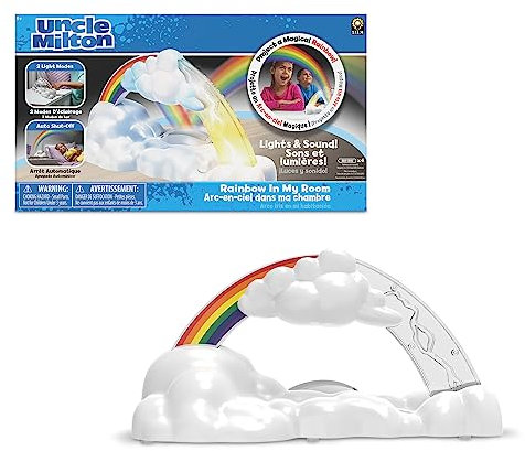 Uncle Milton Rainbow in My Room 2.0 - Kids Educational Toy With Light Projector and Sound Effects, Watch Rainstorm Transform, Ages 5+, Basic Fun 14998