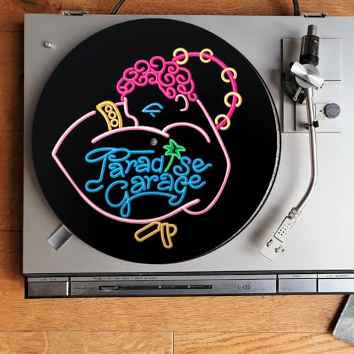 Paradise Garage SoHo NYC | 30,48 cm DJ skivspelare slipmattor – skivspelare halkmatta – par