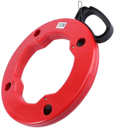 AUTSUPPL Steel Wire Cable Puller Electrician Reel Pull Wires Fish Tape Cable Pulling Aid