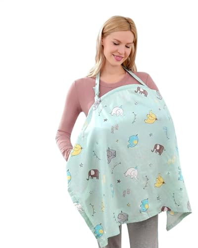 Stillvertuschung zum Stillen – weicher Stillbezug mit Reifen, Stillbedarf, Kindersicherheit, Autositz-Zubehör für das Stillen und Pumpen des Babys