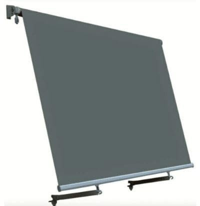 Tenda da Sole a Caduta inclinazione fissa cm 250 x 250 cm Grigio antracite senza cassone