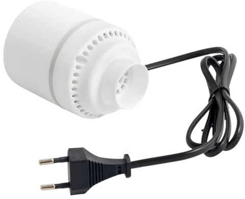 Bomba Vacio Bolsas Ropa, Bomba de Aire Electrica 35w/4500pav para Organizar Ropa en Casa, Hinchador Electrico, para Bolsas Vacío Ropa Colchones Hinchables, 250L/min Portátil，Blanco