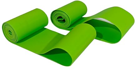 VIBELOOM 2Pcs - 26 Inch - Rim Strip - 65mm Width - Rim Tape - 0.6mm Thickness - Fat Tire Liner - Nylon Inner - Tube Cushion Protector - Anti Puncture for Bikes - Green
