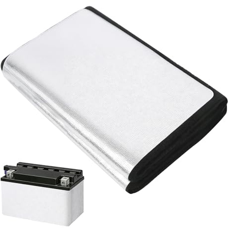 Juego de aislamiento de batería para automóvil, lámina aislante con protección contra el frío y el calor, lámina reflectante para radiadores recortable con Cinta autoadhesiva para camiones