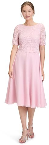 Vera Mont cocktailklänning för kvinnor med spets, Rosa (dimmig ros 4481), 42