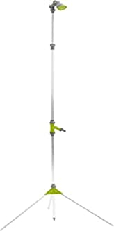 Xclou Gartendusche mit Stativ, höhenverstellbare Außendusche, Höhe 150-220 cm