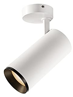SLV Deckenaufbauleuchte NUMINOS® SPOT PHASE L / LED Spot, Fluter, Deckenstrahler, Deckenleuchte, Aufbau-Leuchte, Innen-Beleuchtung / 2700K 28W 2475lm weiß dimmbar 60Grad