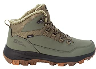 Jack Wolfskin Herren Everquest Texapore Mid M, Khaki / Phantom, 44.5 EU