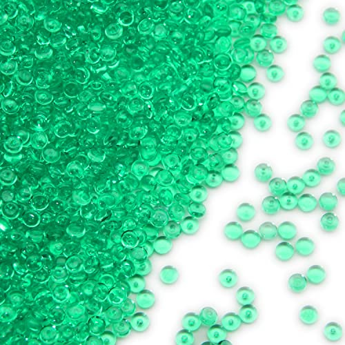 PMLAND Biglie piatte in acrilico, ciottoli, perline 3500+ pezzi da 6 mm di diametro per riempitivi per vasi, portaspazzole, spargere tavoli per feste, matrimoni, decorazioni, artigianato, colore