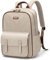 GOLF SUPAGS Rucksack Damen Schulrucksack Herren Backpack College-Studenten Casual 16.2L Daypack Reiserucksack Handgepäck Schultasche Cityrucksack mit Laptopfach 15 Zoll Aprikose