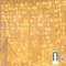 Joyfuny 2025 New Fairy Curtain Lights for Bedroom 3m x 3m 300 LED, Christmas String Lights USB Plug in 8 Modes Wall Hanging Twinkle with Remote Control for Wedding Party Backdrop Decor Warm White