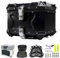 Topcase für Roller, Topcase Motorrad Aluminium, Wasserdicht Motorradkoffer, Motorrad Koffer mit Sicherheitsschloss und Rückenlehne, Top-Cases für Roller, Motorrad, Quad (X-Black,36L)