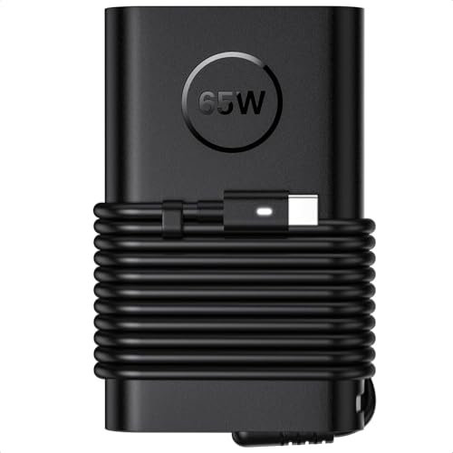 65W USB C Laptop Charger for Dell XPS 13 9360 9365 9370 9380 9350 Dell Latitude 5440 5540 5450 5420 7420 5520 E5440 E5430 5550 5320 7440 5430 5530 7430 3550 7450 Chromebook 3100 3400 LA65NM170 02YK0F