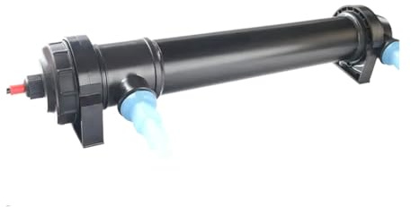 Gundhgstrr Lámpara Esterilizadora UV con Filtro Ultravioleta, Clarificador y Purificador de Agua para Estanques de Coral y Acuarios con Enchufe Europeo. EU Plug