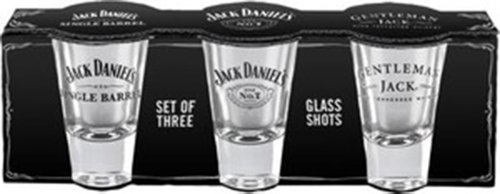 Jack Daniel's Licensed Barware Shot Glass, Set of 3