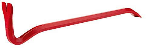 Rennsteig Nageleisen (Stemmeisen, Brechstange, Brecheisen), 100 cm, 6-Kant – Spezialstahl, pulverlackiert rot - 27110002