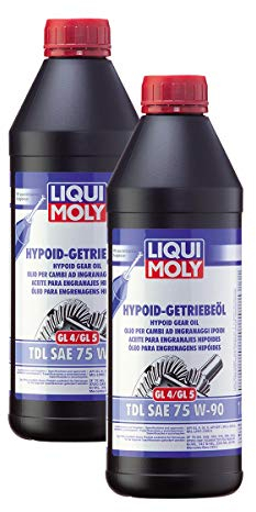 2x LIQUI MOLY 1407 Hypoid-Getriebeöl TDL SAE 75W-90 1L