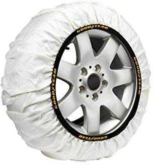 Goodyear Juego de 2 Cadenas de Nieve Textiles para Coche Goodyear Snow & Road Talla L